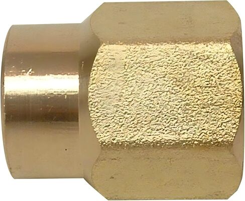 L-F-A-815 1/2 in x3/8 in FIP Brass Pipe Reducing Coupling Fitting Reducer in Saudi Arabia