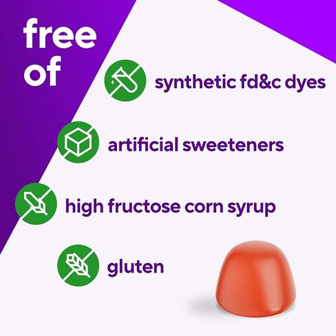 Vitafusion B-Complex Gummy Dietary Supplements, with 5 B Vitamins to Support Cellular Energy Production (1), Plus Vitamin C, Strawberry Flavor, 60 Count in Kuwait