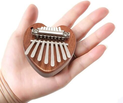 Mini Kalimba Thumb Piano 8 Key Solid Wood Finger Piano Marimba with box Musical Instruments for Adult Beginners in Saudi Arabia