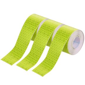 Reflective Tape,Safety Reflective Stickers,Fluorescent Yellow 1IN×30FT,3RLL,Waterproof High-Viscosity Outdoor Self-Adhesive Reflector for Bike/Motorcycle/Clothes/Helmets in Saudi Arabia