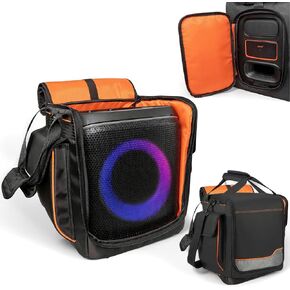 حقيبة حمل مطورة لجهاز JBL PartyBox Encore Essential/Essential 2، حقيبة حمل مكبر صوت محمولة للسفر لغطاء تخزين Encore 2 مع حزام كتف وميكروفون، شاحن، جيوب ملحقات الكابل in Kuwait