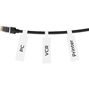 NIIMBOT Cable Label for B1/B21/B3S/K3 Label Printer, Waterproof, Oil-Proof Cable Tags(1'' x 3''),1 Roll of 100 Thermal Sticker Labels (Yellow) in Kuwait