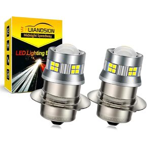 Ruiandsion 2pcs P15S LED لمبة بيضاء 10-30 فولت سوبر مشرق 2016 20SMD رقائق LED للدراجة النارية in Kuwait