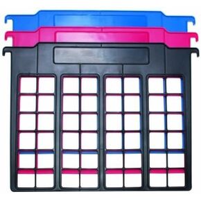 Advantus File and Folder Dividers, 3-Count, Red/Blue/Black (50912) in Kuwait