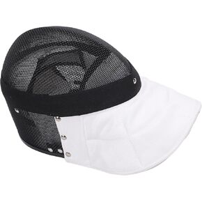 Fencing Mask, Carbon Steel Mesh Full Face Cover Guard for Training, High Strength Stab Proof Protective Headgear with Removable Lining for Fencers (M) in Kuwait