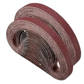 10pcs 330x10mm Sanding Belts 60-800 grit Alumina Sand for Sanding Machine adapters, Polishers, and Grinding Tools(240) in Kuwait