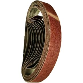 10Pcs 30 * 533 mm Sanding Belt Grit 40-600 Sander Grinder Belt for Drill Grinding Polishing Power Tool Accessories(120) in Kuwait