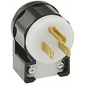 5266-CA 15 أمبير 125 فولت زاوية التوصيل شفرة مستقيمة الصناعية الصف التأريض أسود-أبيض in Kuwait