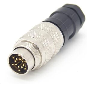 إشارة الموصل الصناعي M16 14 دبوس مستقيم كابل ذكر مقاوم للماء التوصيل غير درع in Kuwait
