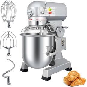 30Qt Commercial Stand Mixer 1250W Commercial Mixer 3-Speed Adjustable Heavy Duty Dough Mixer with Stainless Steel Bowl for Bakery Pizzeria Donut Cake in Saudi Arabia