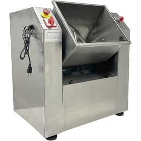 25KG/50QT Commercial Dough Mixer Machine, 110V 2200W Stainless Steel Electric Flour Kneading Mixing Machine, Vegetable Meat Blender, Rotary Bowl, for Kitchen and Restaurant in Kuwait