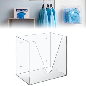 Novabright Protective Wear Organizer Wall Mount Acrylic Glove Earloop Shield Mask Gown Dispenser 15" L x 9" w x 13" h for Hospital Laboratories Factories Food Processing Plants Household Work in Kuwait