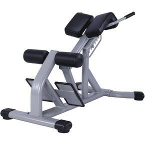 Hyperextension Adjustable Roman Chair Sit Up Exercise Machine 660 Lbs Weight Capacity for Glute Hamstring and Ab Workout Home Gym in Kuwait