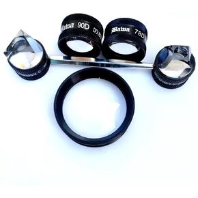 Double Aspheric Lens Combo, Black 20D 90D 78D, 4 Mirror Lens in Volk Case in Kuwait