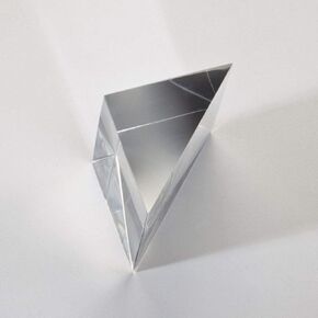United Scientific Supplies PAR048 Right Angle Prism, 47 mm Right Angle Side, 67 mm Hypotenuse, 50 mm Length, Acrylic in Kuwait