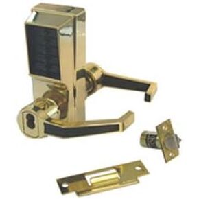 قفل بزر ضغط ميكانيكي لليد اليمنى من Simplex LR1021R-03-41 مع لمسة نهائية من النحاس اللامع Sargent IC Prep in Kuwait