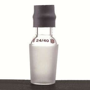 Thermometer connector with rubber sleeve of 7 mm inner diameter, ADAPTER, INLET, borosilicate glass, A45(A452942) in Kuwait