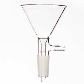 Crushing hopper, φ50mm φ75mm φ90mm, Male connection 14/20 19/22 24/40, Borosilicate Glass Triangular Funnel(F751950) in Kuwait