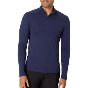 Hanes mens Shirt With Quarter Zip, Moves Pullover Long-sleeve Men's Clothing Shirts, Moisture-wicking Ultra-stretchy in Saudi Arabia