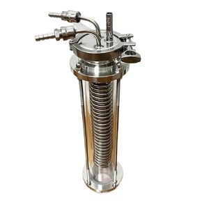 2 "OD64mm ارتداد لفائف البيرة المكثف ديمروث مع 2" زجاج البصر الديوبتر لتبريد عمود التقطير SS304 (1-2 خيط ذكر) in Kuwait