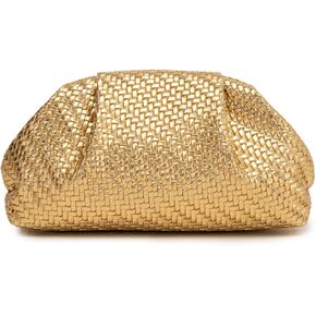 PHILOMENA Women's Vegan Leather Purse Ruched Bag Evening Handbag Dumpling Clutch Purse in Kuwait