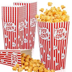 200 Pcs Popcorn Boxes Bulk, Large Capacity 46oz Popcorn Containers Buckets Bowls Tub Paper Cups Holders for Pop Corn Machine, Movie Night, Cinema, Carnival, Party,Concessions in Kuwait