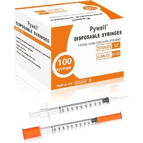 0.5 مل 30 جيجا 1/2 بوصة مستلزمات مختبرية للاستعمال مرة واحدة، عبوة مختومة بشكل فردي 100 قطعة in Kuwait