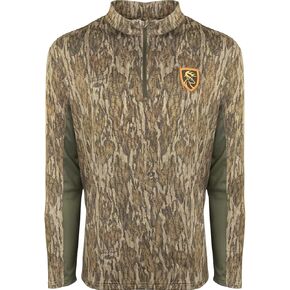 سترة صيد DRAKE Waterfowl للرجال بسحاب 1/4 مع Agion Active XL بأكمام طويلة للصيد in Kuwait