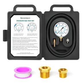 0-35" Natural Gas or LP Gas Manifold Pressure Test Kit, 1/8" NPT Fitting, 40" Feet Hose, Hex Bushing and Barbed Connection, for Kitchen and Industrial Equipment in Kuwait