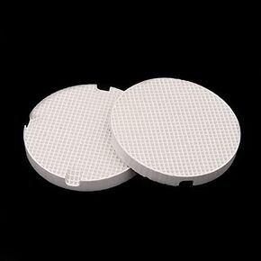 2pcs Dental Lab Honeycomb Firing Trays Circle Plate Hold Rack and 20pcs Zirconia Ceramic Pins for Sintering Dental Lab Material in Kuwait