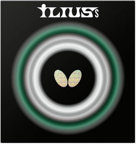 Butterfly Ilius S Table Tennis Rubber Sheet - Professional Long Pips Rubber Sheet - Available in 0.5, 1.1, and 1.3 Sponge Thicknesses - Red or Black - Made in Japan in Saudi Arabia