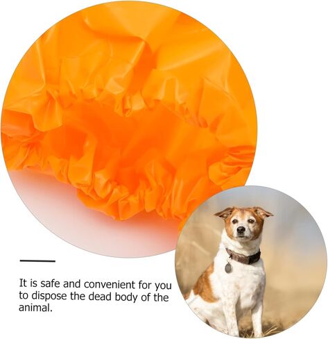 HEALLILY Veterinary Animal Carcass Bag 47X47X47 Inch Polyethylene Degradable Body Disposal Bag Suitable for Farm and Pet Dead Animal Collection in Saudi Arabia