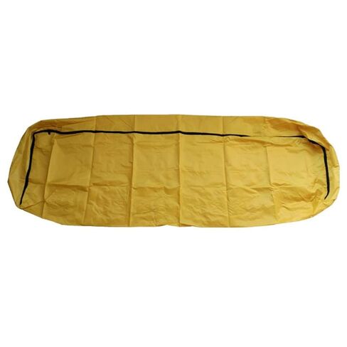 Body Bag & Waterproof Storage Bag, U-Zipper & 4 Handles, 550lb Load, for Funeral, Outdoor, Halloween Props(Yellow*2) in Saudi Arabia
