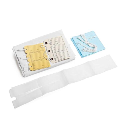 MediChoice Post Mortem Bag Kit, w/Curved Zipper, 36x90 Inches, Adult, 1314PM500K (Each of 1) in Kuwait