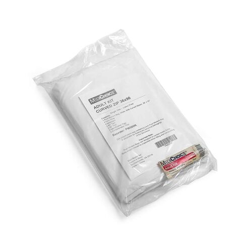 MediChoice Post Mortem Bag Kit, w/Curved Zipper, 36x90 Inches, Adult, 1314PM500K (Each of 1) in Kuwait