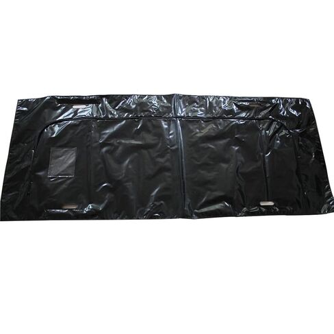 Body Storage Bag, 0.2mm Reinforced PVC, Waterproof and Durable, 78.7x28.7 Inch, Heavy Duty 550lb Load, for Emergency, Funeral, Outdoor, Halloween(Black*3) in Saudi Arabia