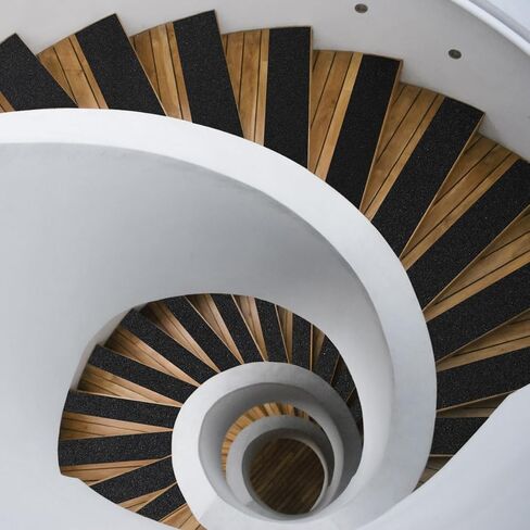 شريط مضاد للانزلاق مقاس 2 بوصة × 32 قدمًا، شريط قبضة لوح التزلج، شريط احتكاك، قبضة سوداء، مادة كاشطة للسلالم الخارجية/الداخلية، سلالم مداس آمنة غير قابلة للانزلاق، شريط جر أسود للأسطح الزلقة in Kuwait