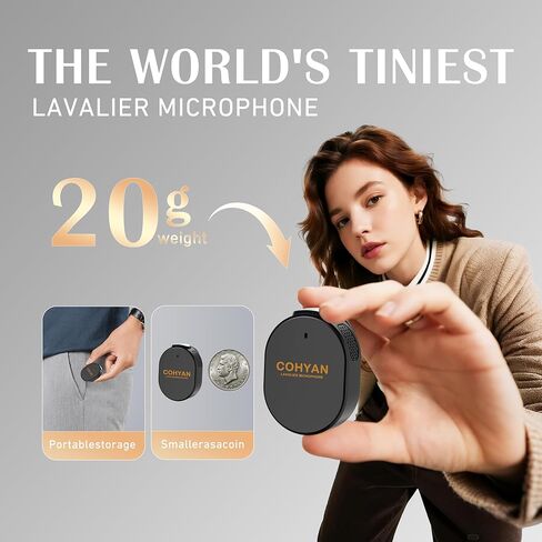 Voice Amplifier for Teachers with Wireless Lavalier Lapel Microphone Portable Bluetooth Microphone & Speaker, Rechargeable Bullhorn Megaphone for Classroom, Meetings, Yoga, Training, Tour Guides in Kuwait