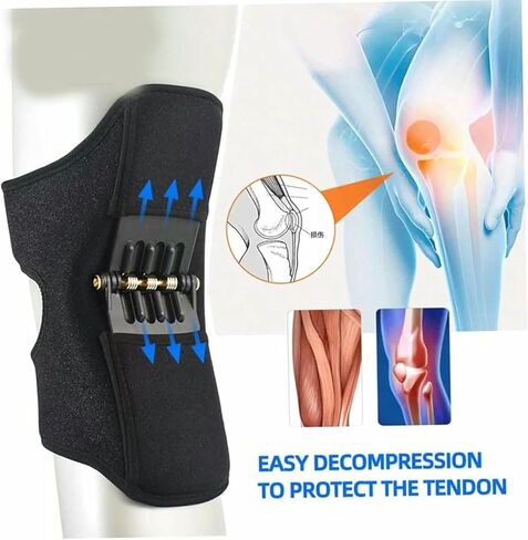 Knee Booster Joint Support Pad - Triple-Layer OK Composite Fabric, Washable & Breathable, Ideal for Football, Golf, Cycling & Daily Wear in Kuwait