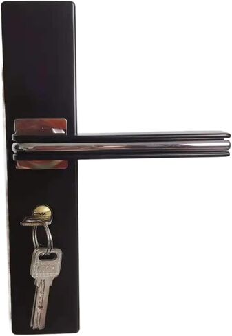 Room Door Lock Household Interior Black Mute Handle 1Pcs in Saudi Arabia