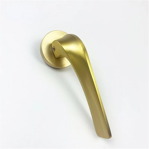 Solid Pure Copper Door Lock Indoor Wood Split Golden Silent 1Pcs(A Single Lock Set 1) in Saudi Arabia