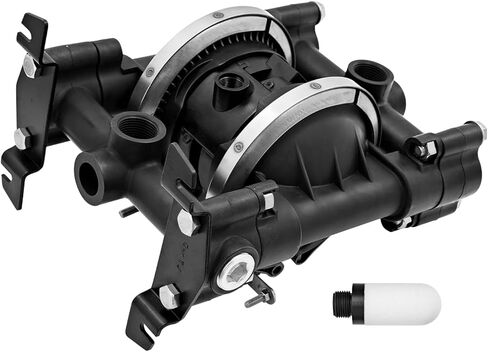 241906 3/4 Double Diaphragm Pump Air Operated Fluid Inlet/Outlet 3/4" Air Inlet 1/4" 16 GPM Replace for Husky 716 in Saudi Arabia