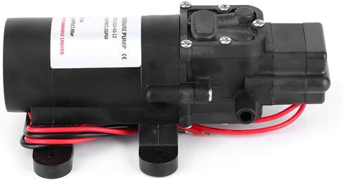 12V DC 1.0GPM 40PSI Diaphragm Pump High Pressure Self Priming 3 8in Barb Port for Car RV in Saudi Arabia
