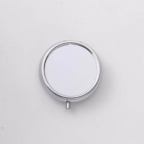 20 قطعة من علبة حبوب الدواء الفارغة المكونة من 3 حجرات، صندوق حبوب الدواء المحمول للجيب أو المحفظة وصناديق حبوب الدواء المعدنية المزخرفة ومنظم فيتامينات لطباعة نقل الحرارة بنفسك (أ) in Kuwait