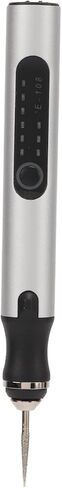 Electric Engraving Pen with Aluminum Alloy Body, Silver Finish, Mini Micro Engraver Design, Featuring Intelligent Overload Protection Chip for Safe, Ideal for Personaliz in Kuwait