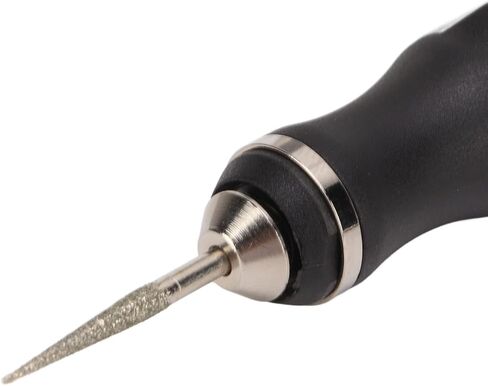 Electric Engraving Pen with Aluminum Alloy Body, Silver Finish, Mini Micro Engraver Design, Featuring Intelligent Overload Protection Chip for Safe, Ideal for Personaliz in Kuwait