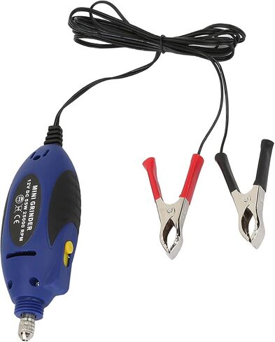 12V Electric Handheld Chainsaw Sharpener Mini Chain Saw Grinder Outdoor Tool with Compact Ergonomic Handle for Easy Portability, Includes Multiple Grinding Heads and Accessories in Kuwait