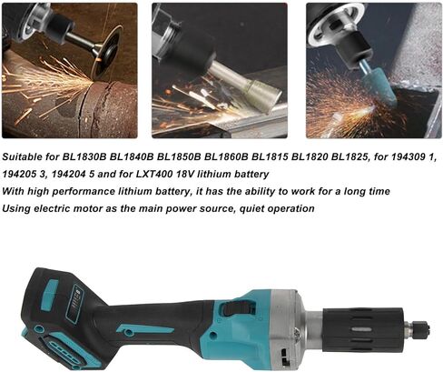 High Performance 18V Battery Electric Grinder Sander - 12000RPM Brushless Polishing Machine, Ideal for accurate Grinding and Sanding Tasks, Compatible with Multiple Battery in Kuwait