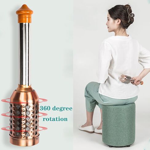 Moxa Stick Burner Holder Moxibustion Tool,Portable Moxa Strips Burner Holder,Stainless Steel Wormwood Mugwort Moxibustion Box Healing Tool in Kuwait