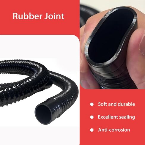 12v 1100 Gallons/Hour Marine Bilge Pump Kit, Includes 1-1/8" Diameter Bilge Pump, 6.5' Hose, 2 Stainless Steel Hose Clamps, And Hull Penetration Fitting. Suitable for Fishing Boats, Speedboa in Kuwait